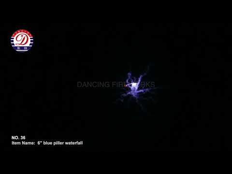 D -B1449 Display Shell Blue Waterfall #fireworks