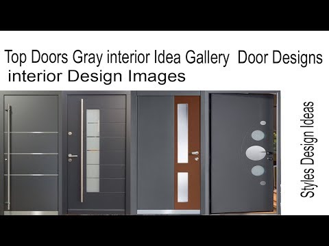 image-How to make a door look different with white trim? 