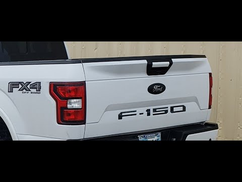 Putco stamped tailgate insert letters 2018 f150
