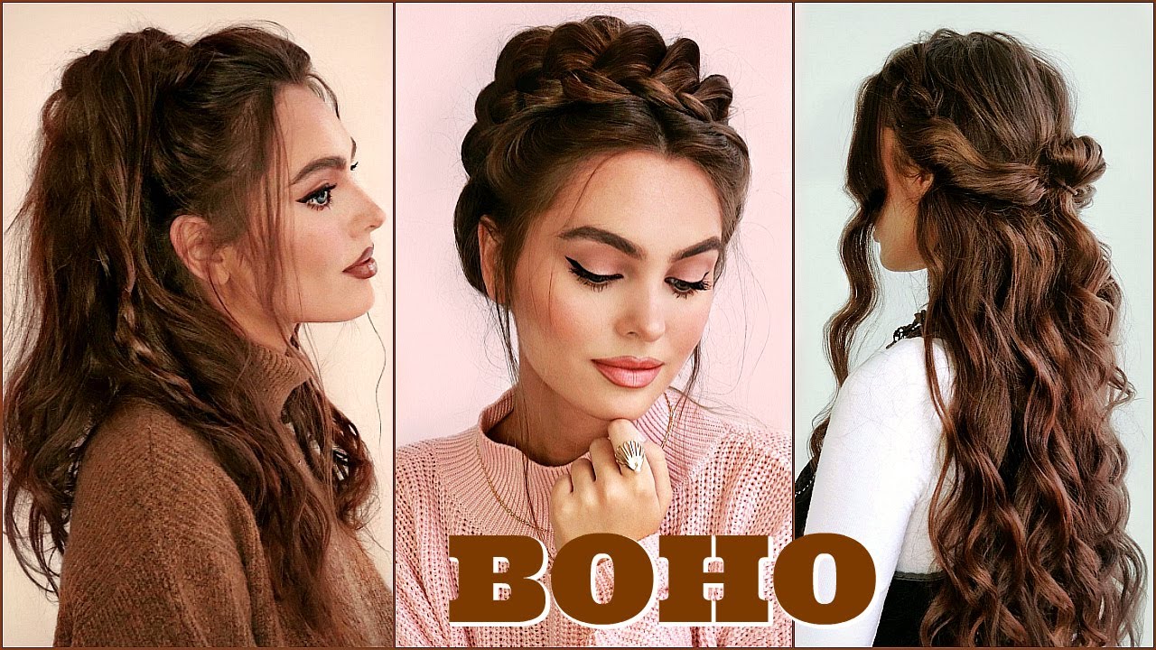 Quick HEATLESS Hairstyles for Fall🍂Boho Hair Tutorial