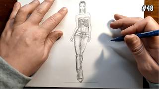 Easy Fashion Illustration: Step-by-Step Model Drawing for Beginners
