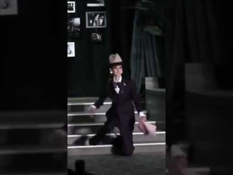 Model falls from stairs