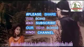 Aa Gale Lag Jaa Hindi karaoke for Male singers with lyrics