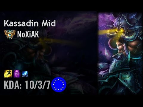 Kassadin Mid vs Cassiopeia - NoXiAK - EUW Challenger Patch 6.11