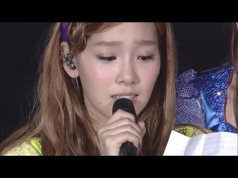 ♥ Letter of Taeyeon ♥ she's about to cry | Girls & Peace tour