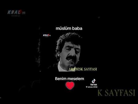 Müslüm Gürses - Benim meselem (Orijinal video)
