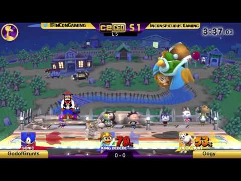C2CEO S1 W3 GodofGrunts (DeDeDe) VS Oogy (Duck Hunt) - Smash 4 Wii U