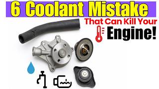 6 Sneaky Coolant Problems that’re overheating your engine(water pump, thermostat, cracked hoses)