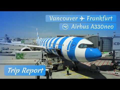 FLYING A CANDY CANE PLANE!? | Vancouver (YVR) to Frankfurt (FRA) | Condor A330neo | Trip Report