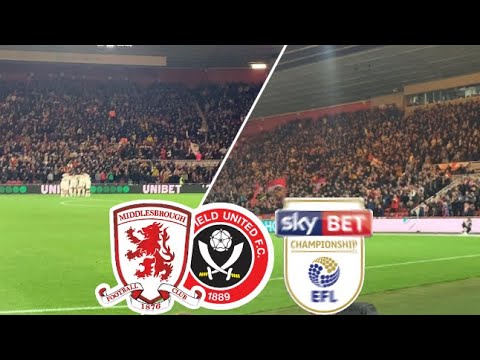 BORO STAB BLADES IN A FIESTY AFFAIR!! Boro 1-0 Sheffield United Vlog