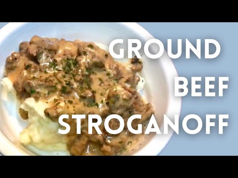 Ground Beef Stroganoff | Budget Meal Ideas