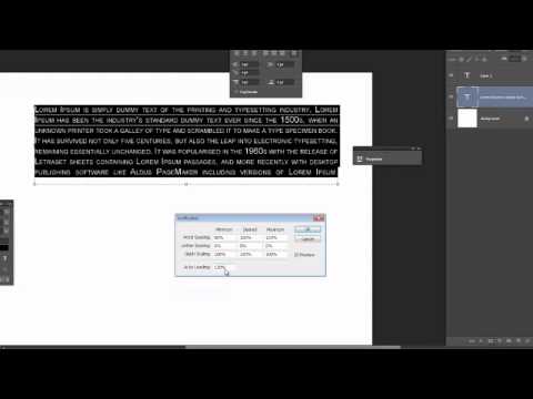 Adobe Photoshop - Tutorial 16 - Paragraph Panel and Paragraph Styles