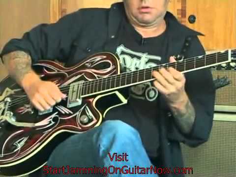 Brian Setzer Guitar Lesson
