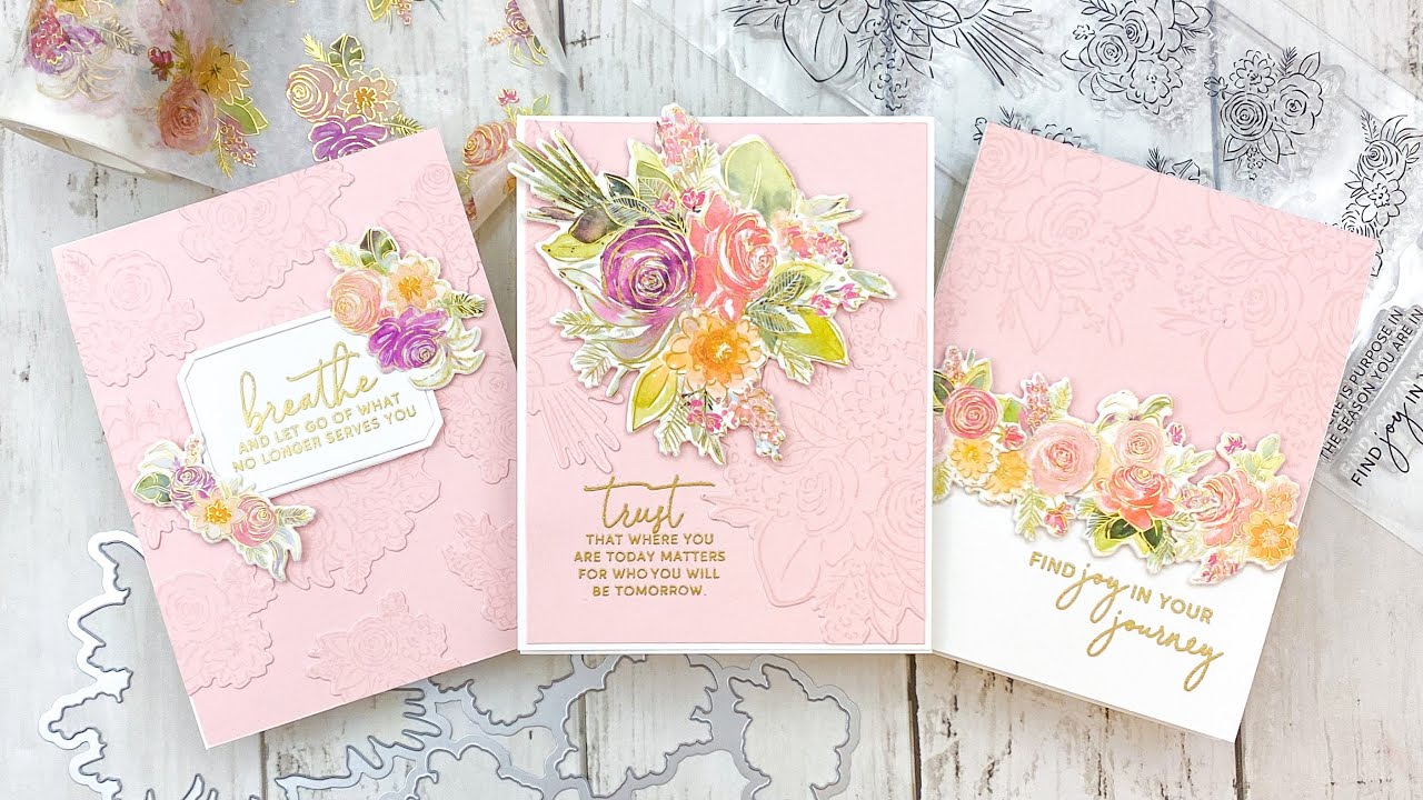 Pinkfresh Studio leimasinsetti Joyful Bouquet