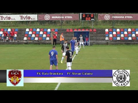 FK Rača Bratislava : FC Slovan Galanta  0 : 3 zostrih a rozhovory  2324 HD