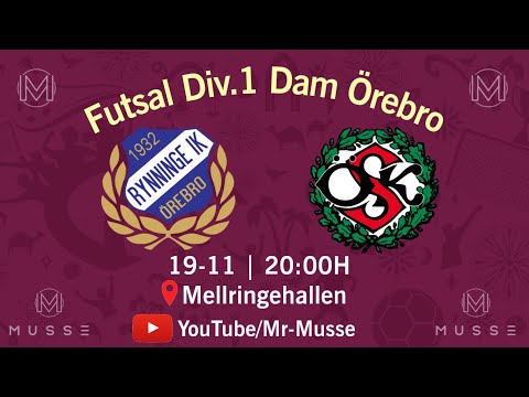 Rynninge IK & Örebro SK  | Futsal div.1 Dam | Örebro, Sverige 2025 Sweden | 0-6