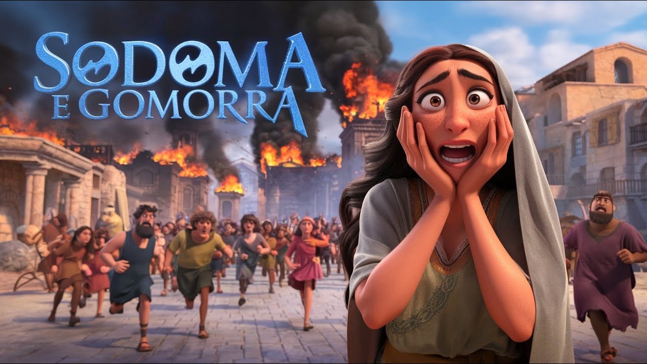 Sodoma e Gomorra-  A Destruição | historinhas biblicas infantis para ensinar crianças sobre jesus