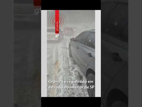FORTE TEMPESTADE DE GRANIZO NO INTERIOR DE SÃO PAULO