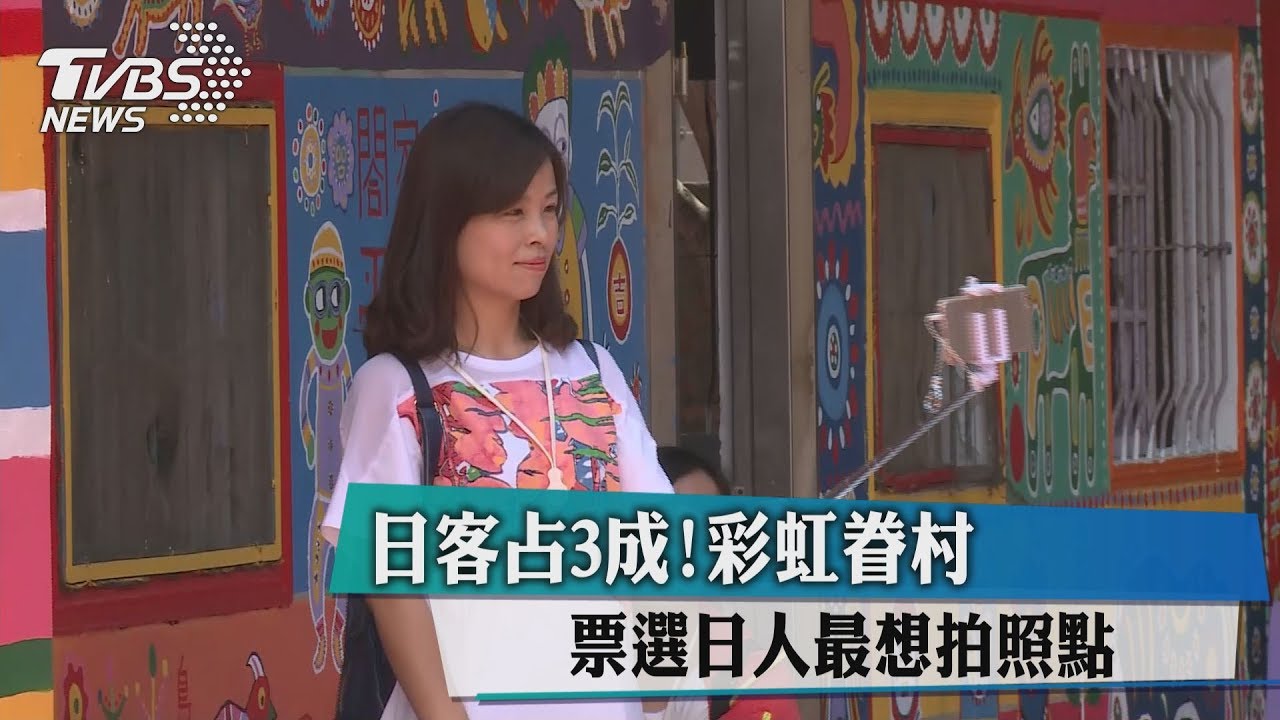 日客占3成!彩虹眷村 票選日人最想拍照點