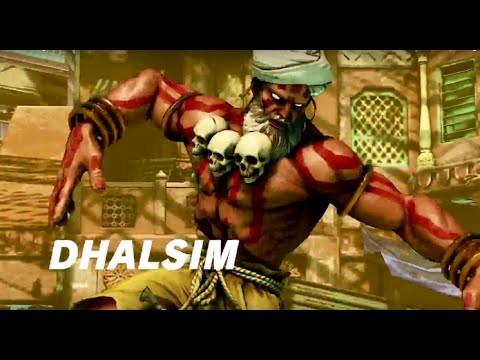 Street Fighter 5 Dhalsim Gameplay