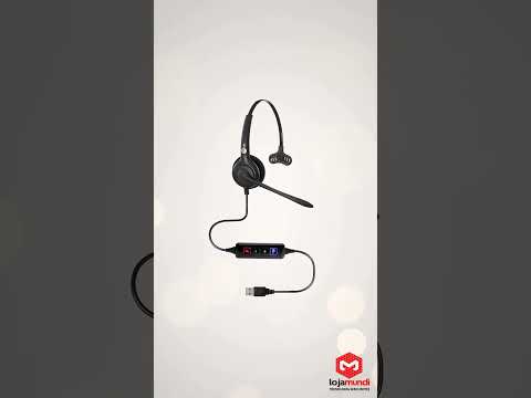 Video do produto Headset Topuse FP 350 USB Call Center com Cancelamento de Ruído e Laudo NR-17