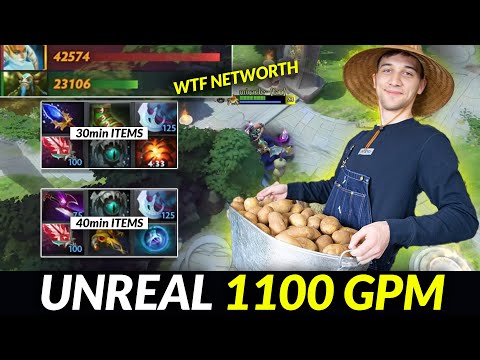 Arteezy FASTEST Farming speed 1100gpm - What a MONSTER