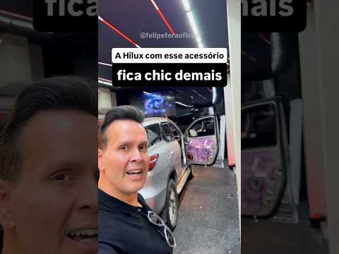 A Hilux com esse acessório fica chic demais