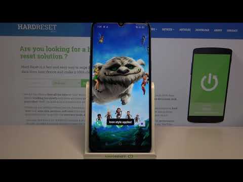 REALME C3i - How to Change Icon Style & Manage Display Settings