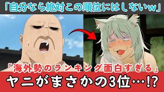 【ヤニねこ】【海外の反応】「なんでこのキャラが1位なんだよ!」海外ファンが本気で選んだ爆笑キャラTOP5が意外すぎる！