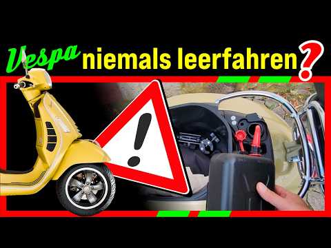 Vespa GTS 300 hpe - tank completely empty!