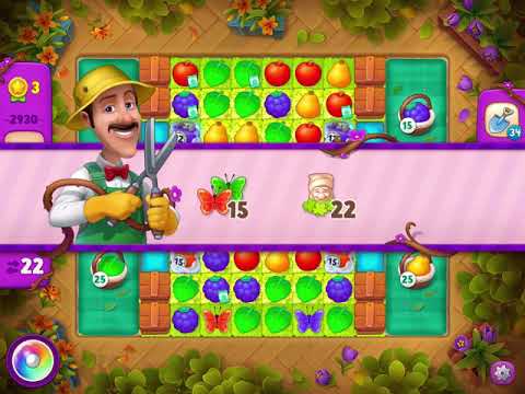 Gardenscapes Level 2930 With No Boosters - Super Hard Level - Castle Renovation: Fix the Walls