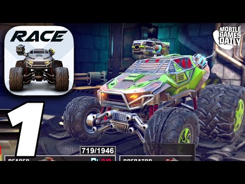 RACE: Rocket Arena Car Extreme - iOS Android Gameplay Part 1 - YouTube
