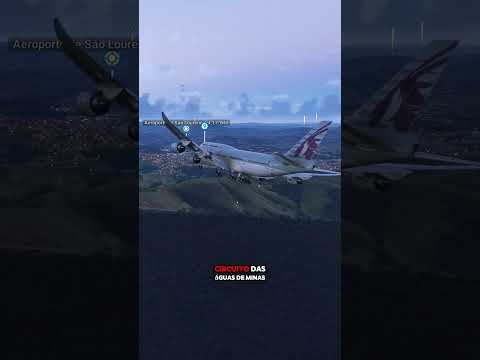 🚨 DUVIDARAM DE MIM! POUSO de BOEING 747 em São Lourenço MG 😱✈️ | Desafio no Flight Simulator