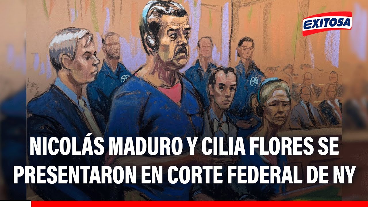🔴🔵 EE.UU.: Nicolás Maduro y Cilia Flores se presentaron en Corte Federal de Nueva York