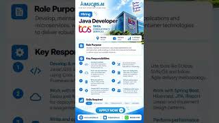 Download lagu TCS Membuka Lowongan Kerja Pengembang Java di Mumbai | Pengalaman 5-10 Tahun | Lowongan Kerja Java 2026 mp3