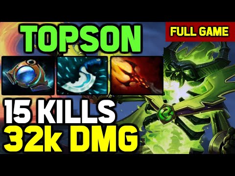 OMG! Topson SIGNATURE MID PUGNA Damage Overload vs MID Tinker