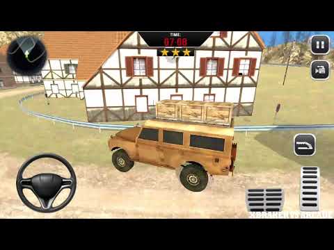 Extreme Offroad Mud Truck Simulator 6x6 Spin Tires: Old Jeep 4x4 Driving - Android GamePlay 3D
