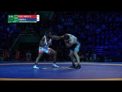 Round 2 FS - 79 kg: R. PEREZ ABREU (CUB) v. A. OZMEN (TUR)