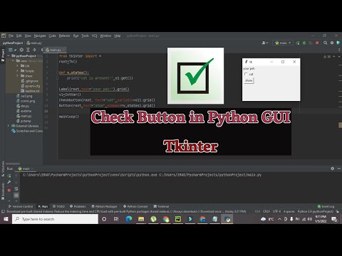 Python Gui Check Buttons
