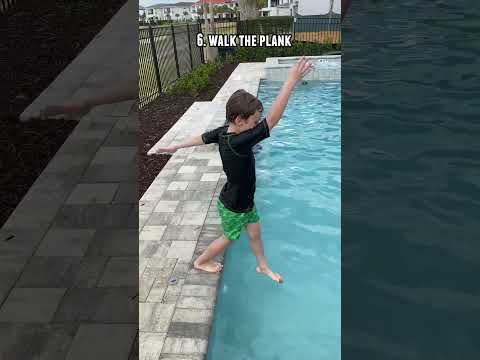 10 Ways to Jump Into a Pool!