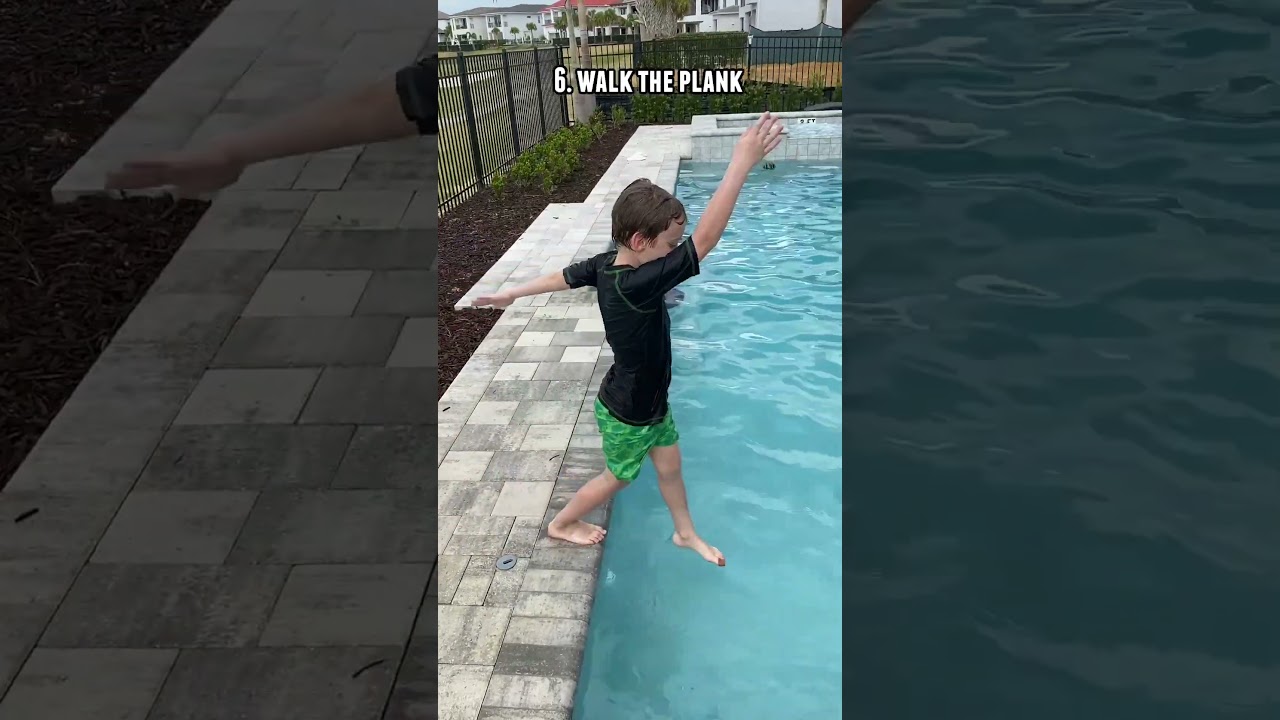 10 Ways to Jump Into a Pool!