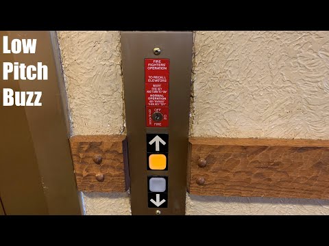 Low Pitch Buzz! Thyssenkrupp Impulse Hydraulic Elevator @ The Keeter Center - Hollister, MO