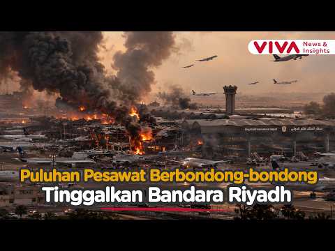 Arab Saudi Ketar-Ketir! Puluhan Pesawat Dipindahkan dari Bandara Riyadh