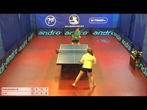 Настольный теннис матч 240718 9  Фищенко Анна  Ли Виктория