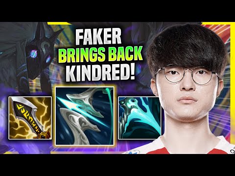 FAKER BRINGS BACK KINDRED MID IN EUW SOLOQ! - T1 Faker Plays Kindred MID vs Galio!