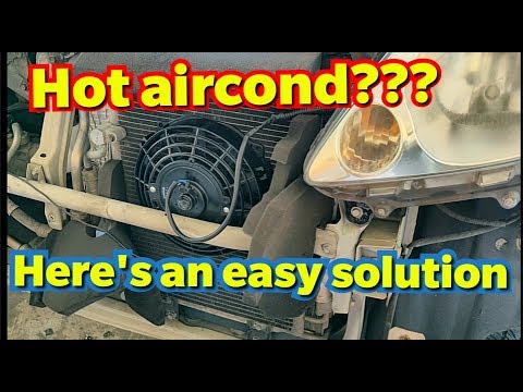 HOW TO MAKE YOUR CAR AIRCON COLDER | How to install radiator fan