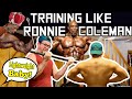 Training Like RONNIE COLEMAN | Strongman Tries Bodybuilding