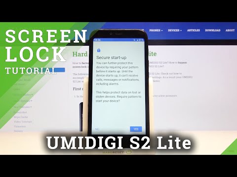 How to Pick Locking Method in Umidigi S2 Lite - Set Up Screen Lock