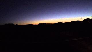 preview picture of video 'Why Not Travel Store, Why, Arizona dawn drive on AZ SR 86 Highway East, 6 March 2015, GP010008'