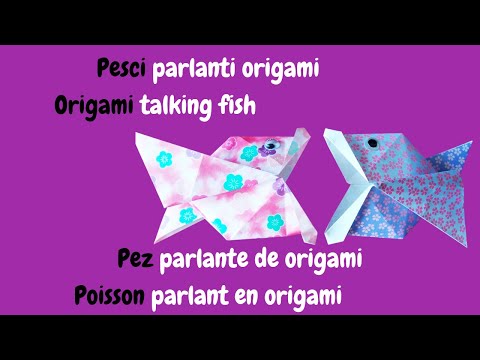 Origami talking fish / 3D fish @ritaorigami1603